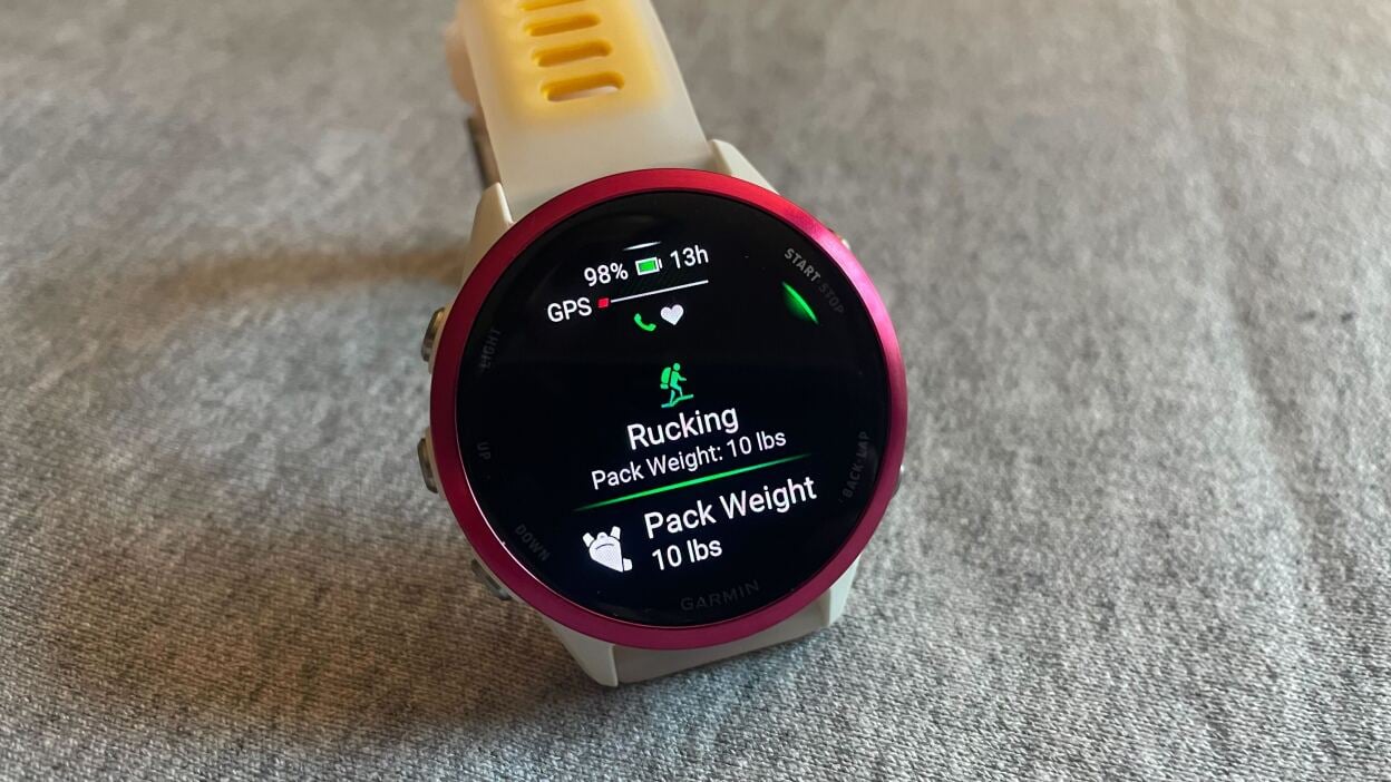 A Garmin Update Just Added a Weighted Rucking Setting to These Watches