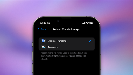 You Can Make Google Translate Your iPhone’s Default Translation App