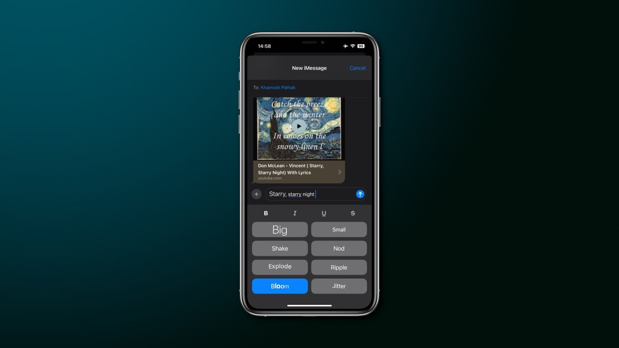 iOS 18's New Text Effects Make Messages a Lot More Fun