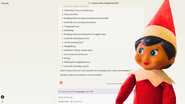 Asking AI for Help With Elf on the Shelf Was a Mistake