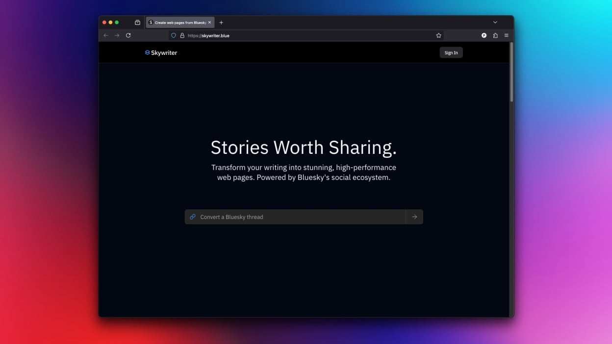 Skywriter Turns Bluesky Threads Into ‘Articles’ for Easy Reading